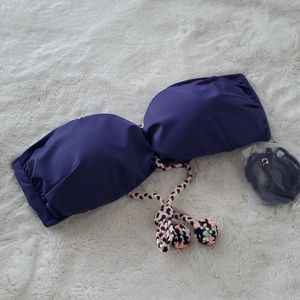 NWT Victoria's Secret bandeau swim top - size M